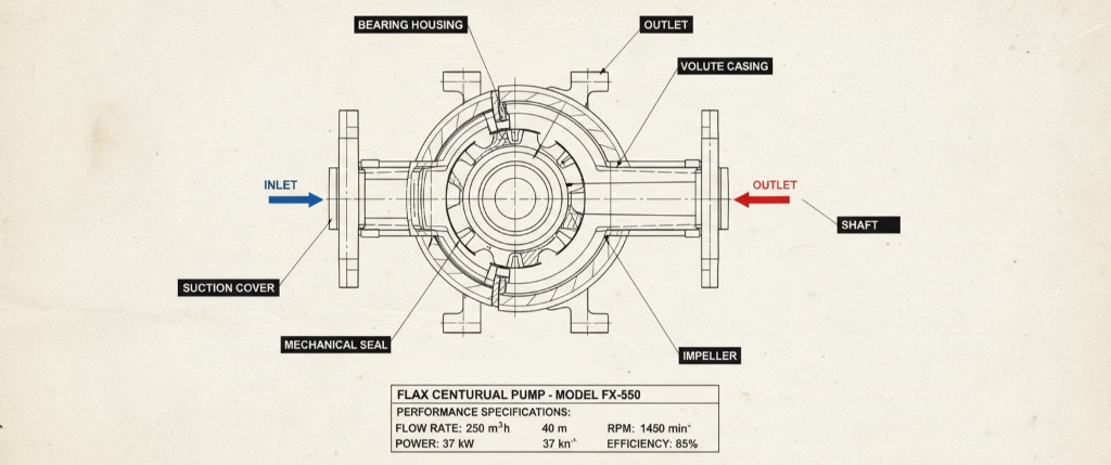 FLAX Centrifugal Pump FX-550